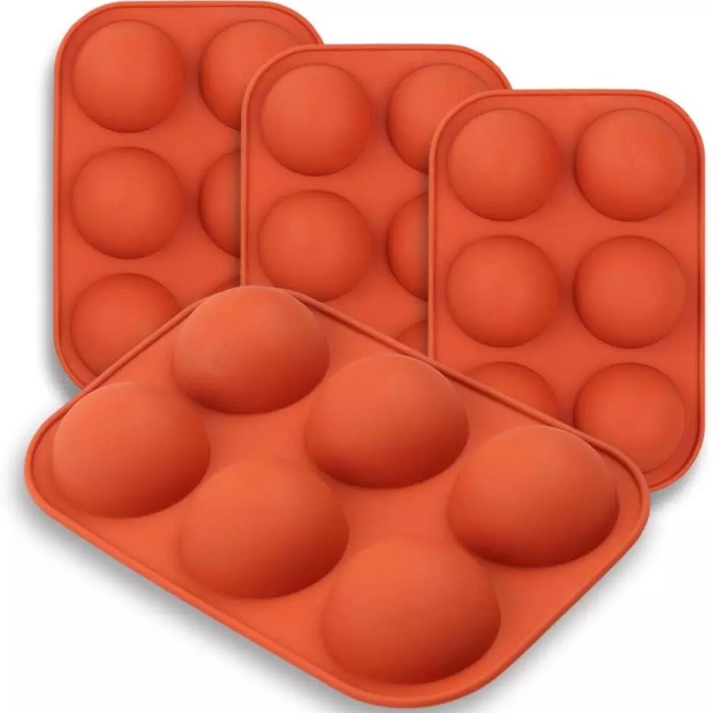 Silicone chocolate bomb mold
